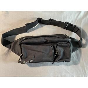 CXWMZY Black Unisex Fanny Pack / Waist Pack - NWOT